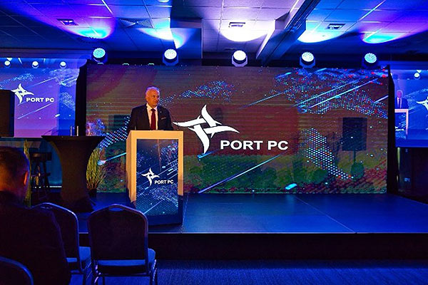 Otwarcie XI Kongresu PORT PC przez Pawła Lachmana, prezesa zarządu PORT PC